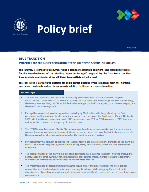 Policy Brief - Task Force Descarbonização Azul