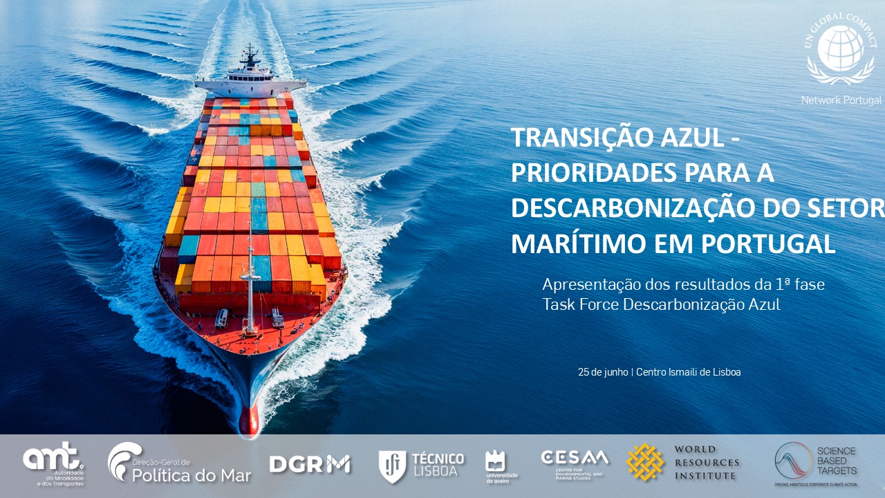 Apresentação dos Resultados da Task Force Descarbonização Azul